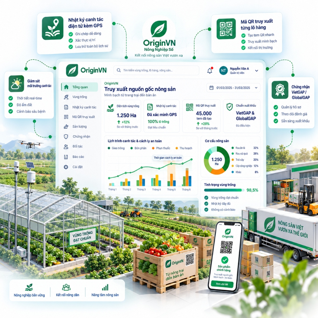 Truy xuất nguồn gốc nông sản